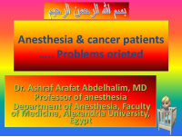 Anesthesia and Cancer patient.pptx